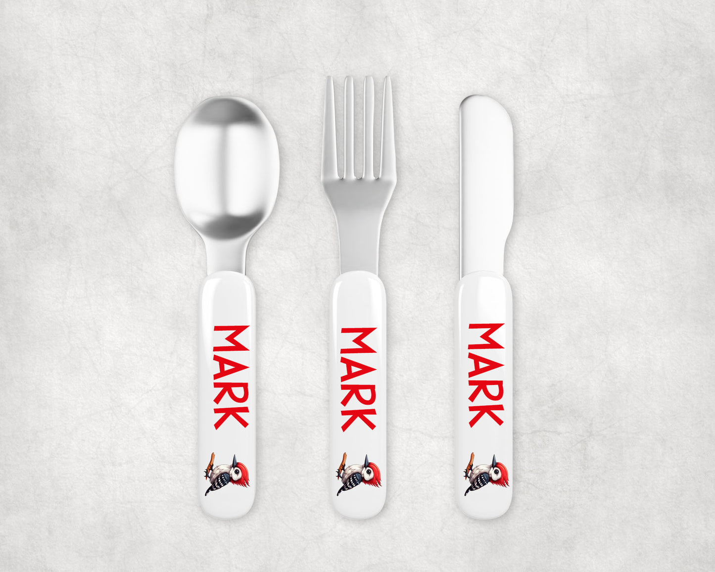 Personalized Kids Silverware - Bird