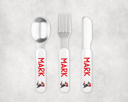 Personalized Kids Silverware - Bird