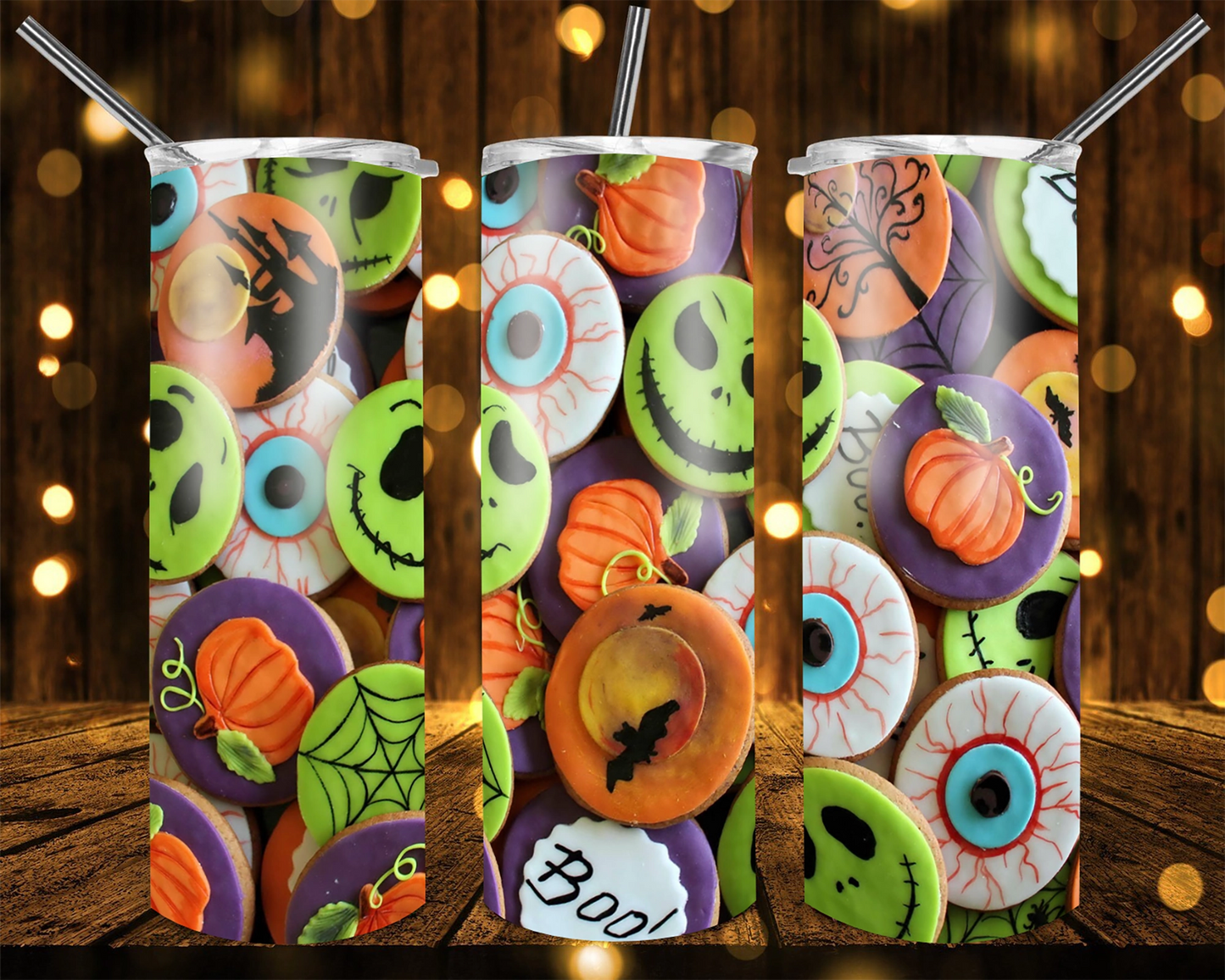 Halloween Cookie Skinny Tumbler