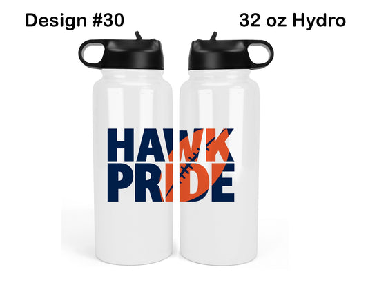 Olathe East Football Hydro Tumbler - Design 30