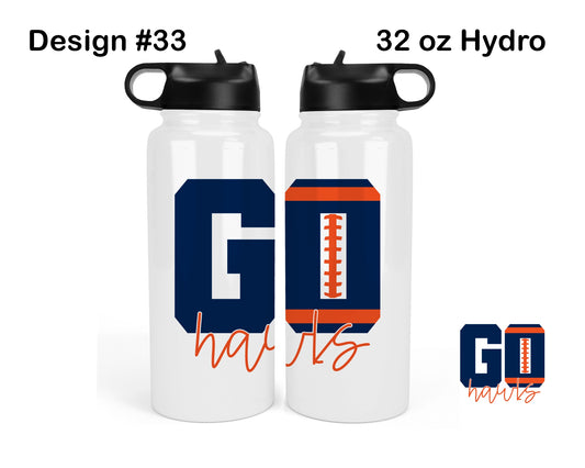 Olathe East Football Hydro Tumbler - Design 33