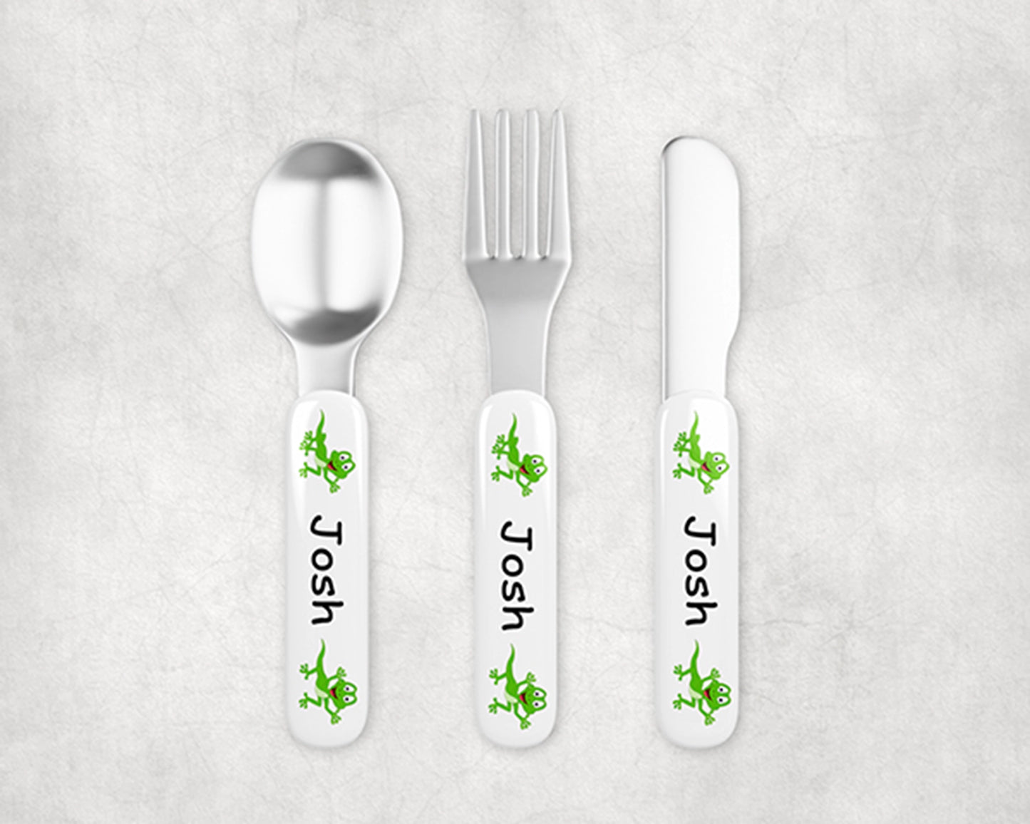 Personalized Kids Silverware - Frog