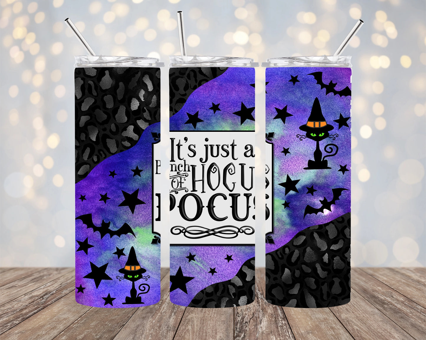 Halloween Hocus Pocus Skinny Tumbler