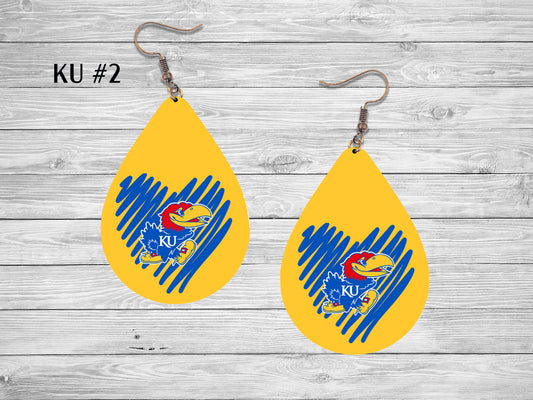 Kansas School Earring 02