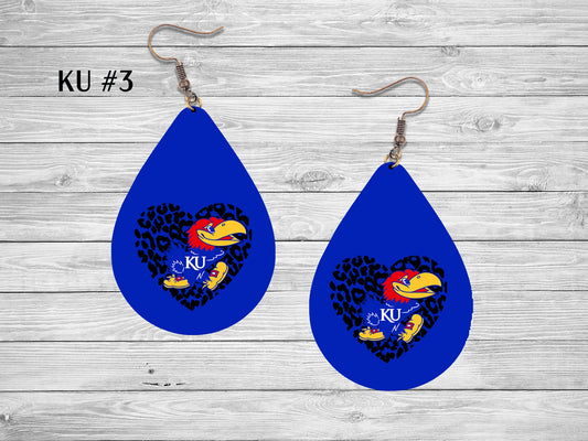 Kansas School Earring 03