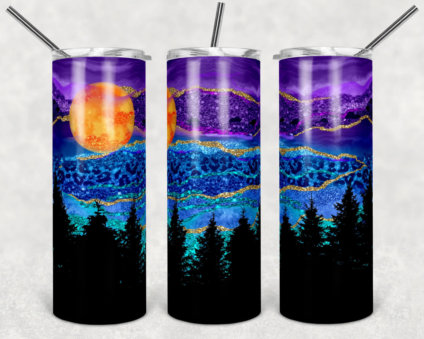 Moon Sky Skinny Tumbler