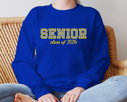 Olathe South Senior Class of 2026 Sweatshirt (Blue)