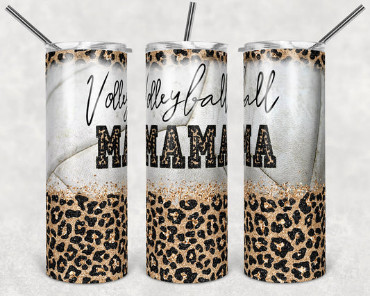 Volleyball Mama Skinny Tumbler