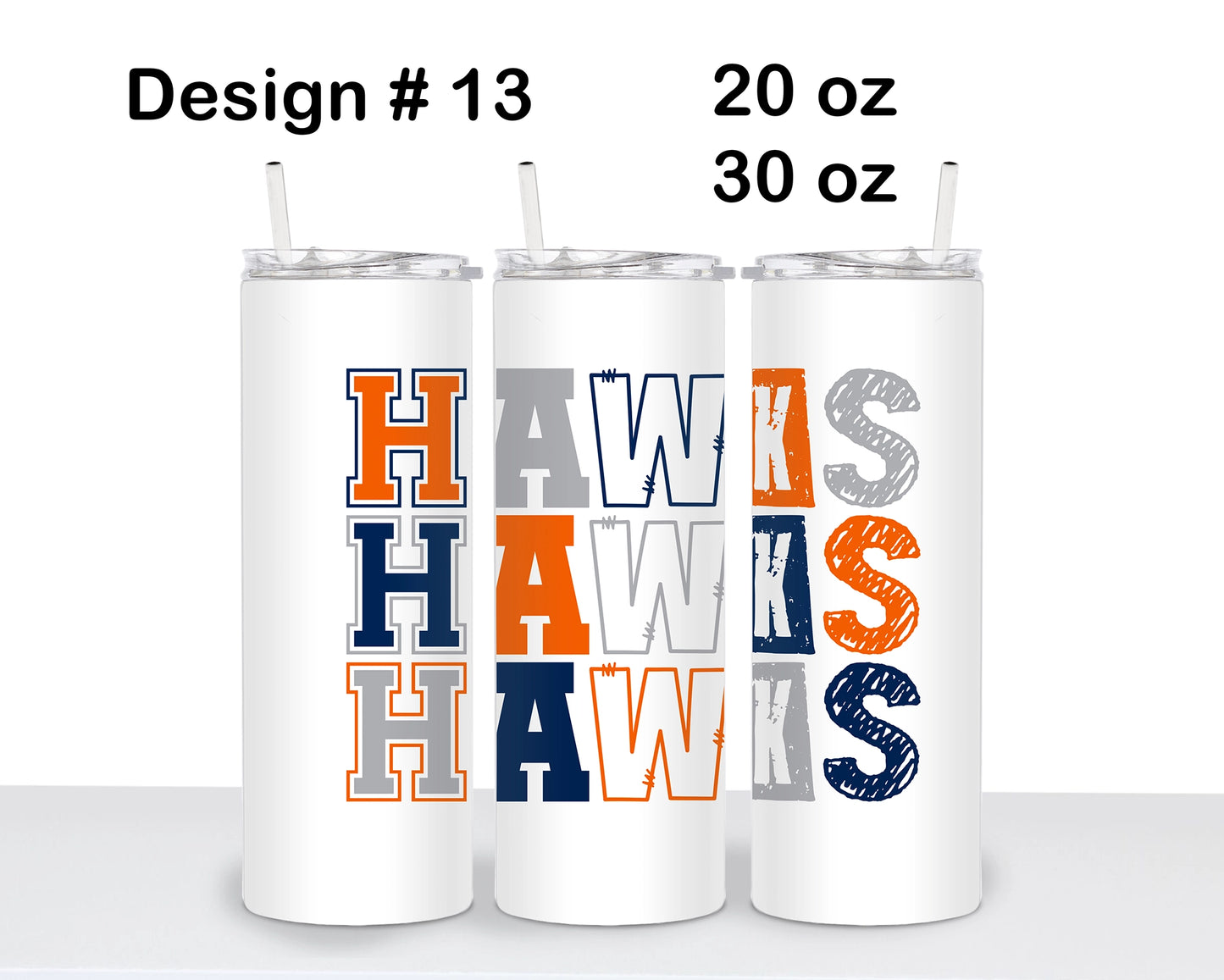 Olathe East Football Skinny Tumbler - Design 13