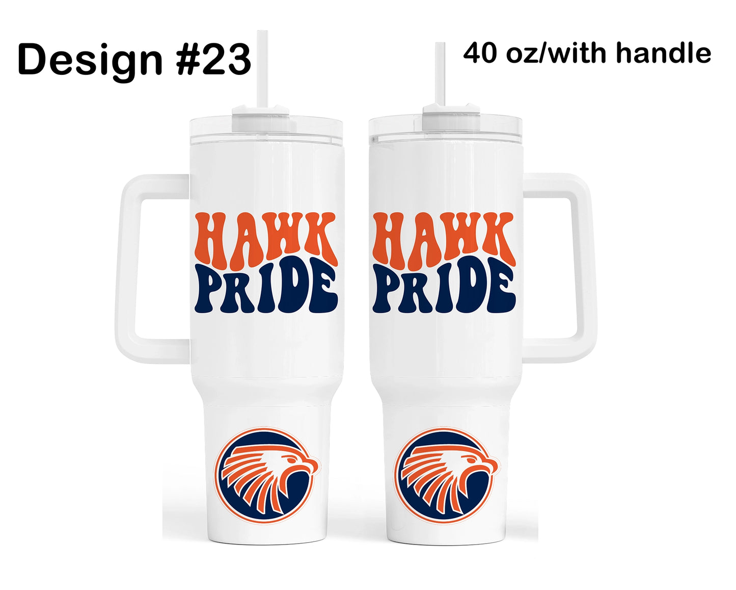 Olathe East Football Quencher Tumbler - Design 23