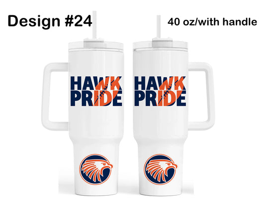 Olathe East Football Quencher Tumbler - Design 24