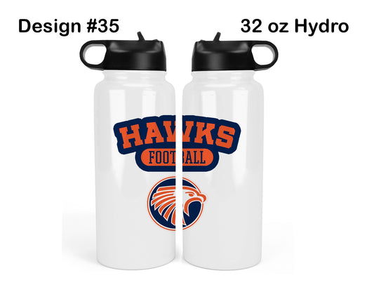 Olathe East Football Hydro Tumbler - Design 35