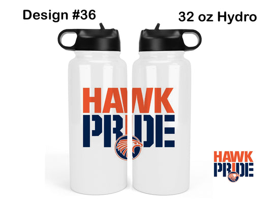 Olathe East Football Hydro Tumbler - Design 36