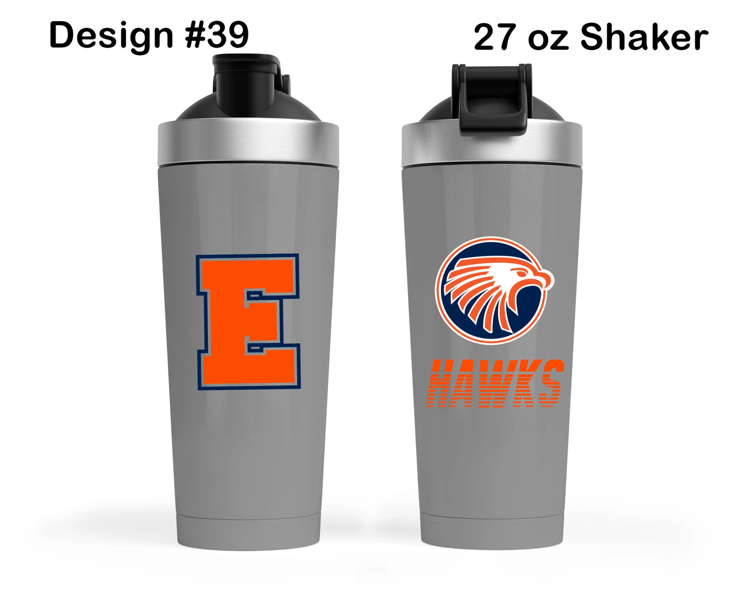 Olathe East Football Shaker Tumbler - Design 39