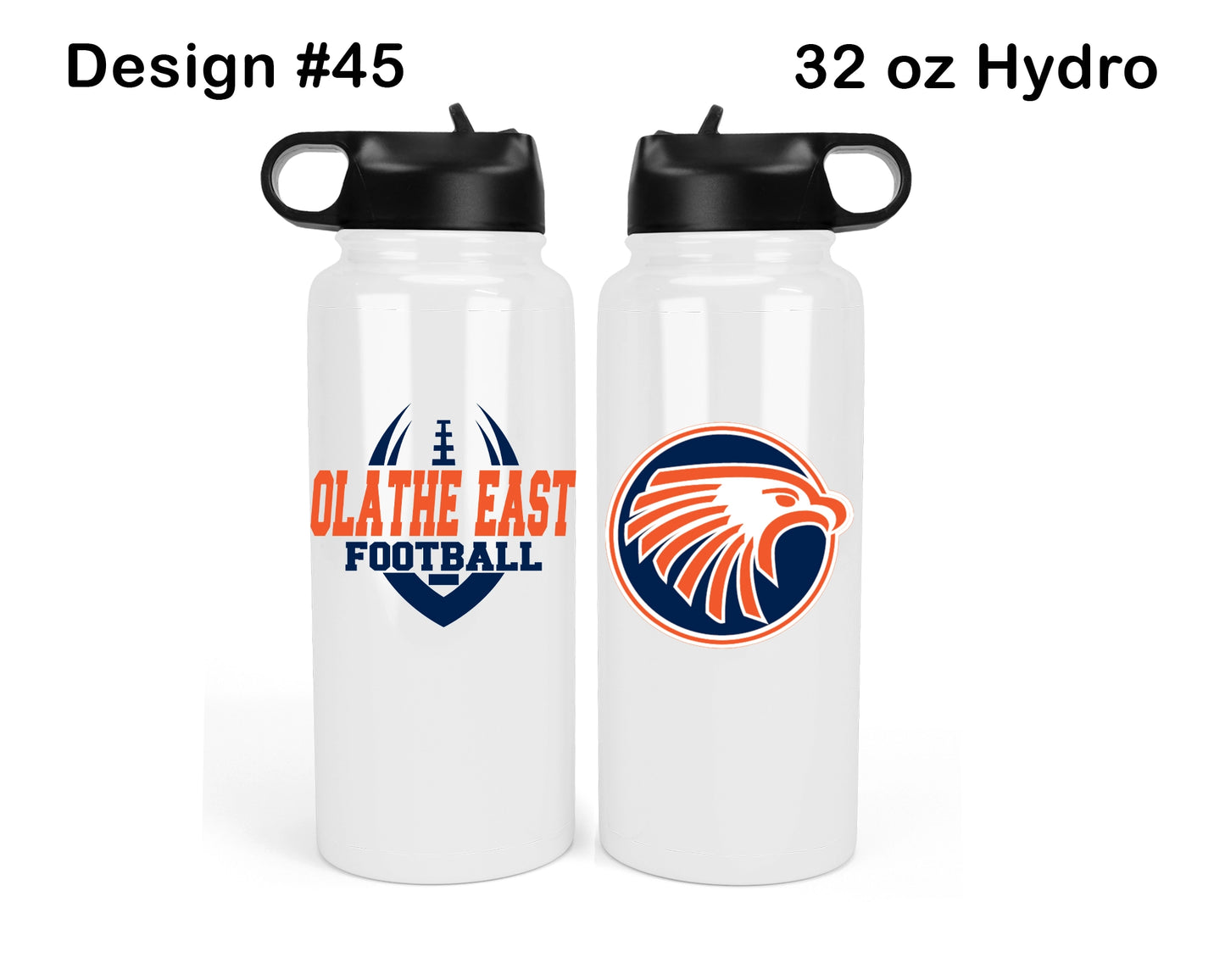 Olathe East Football Hydro Tumbler - Design 45