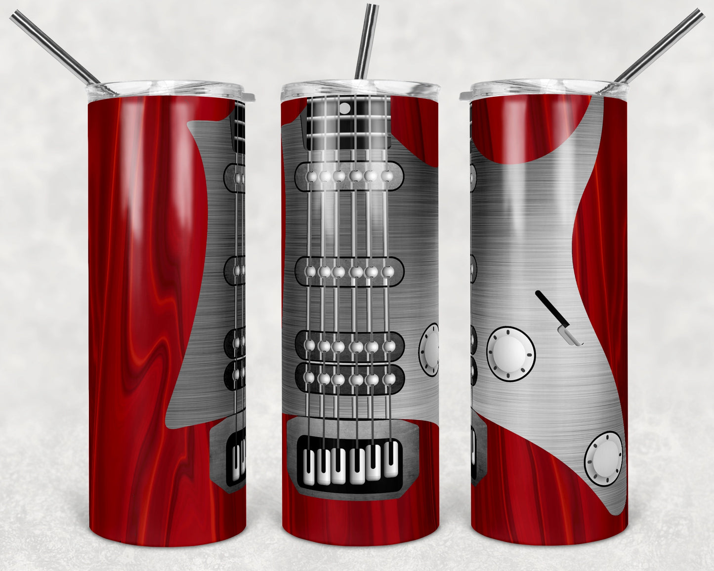 Electric Guitar Skinny Tumbler