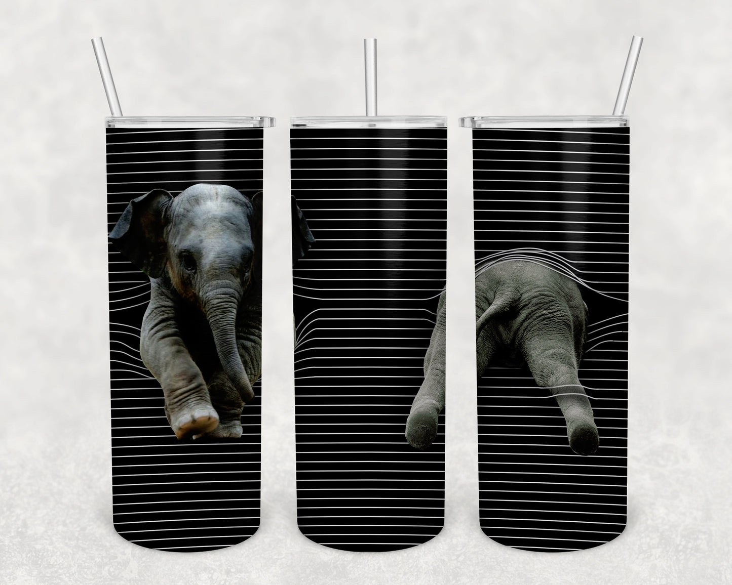 Elephant Skinny Tumbler