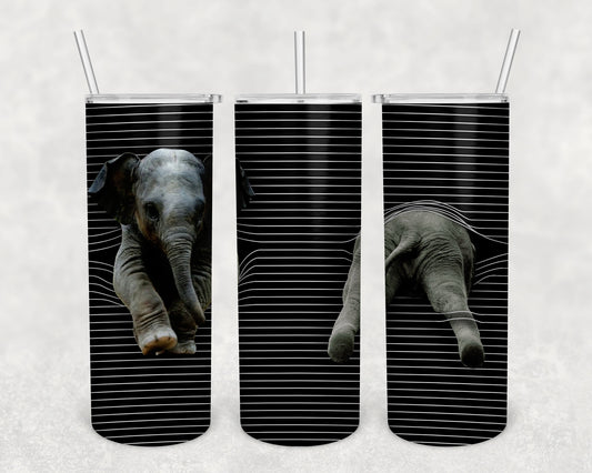 Elephant Skinny Tumbler