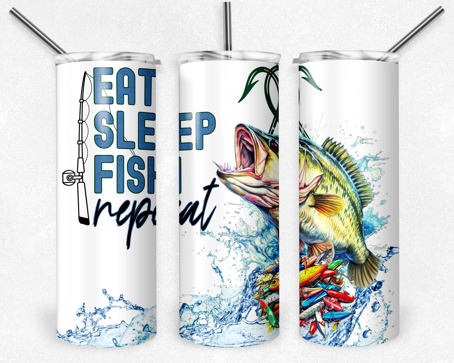 Fish Skinny Tumbler