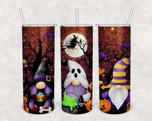 Halloween Gnome Skinny Tumbler