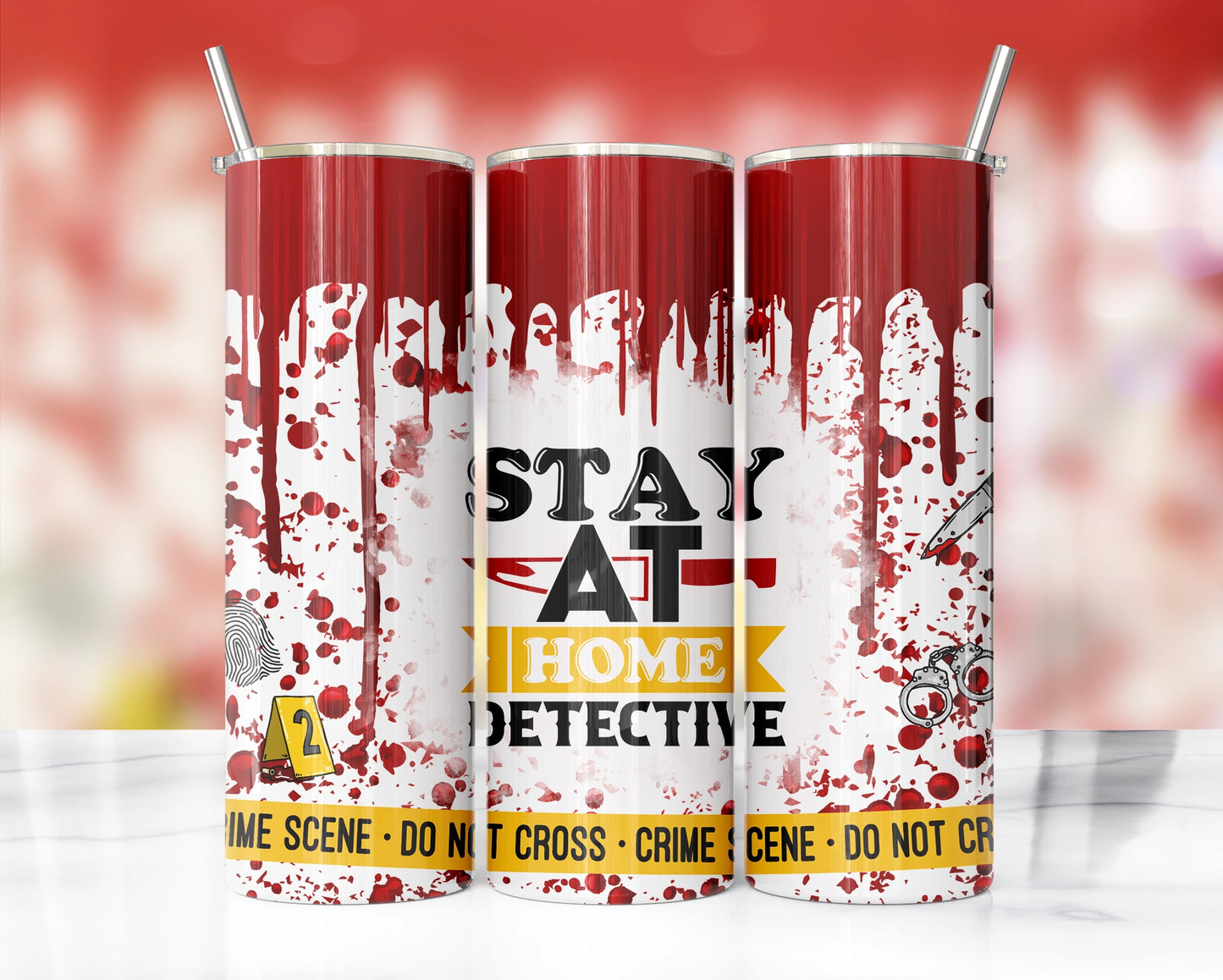 Home Detective Skinny Tumbler