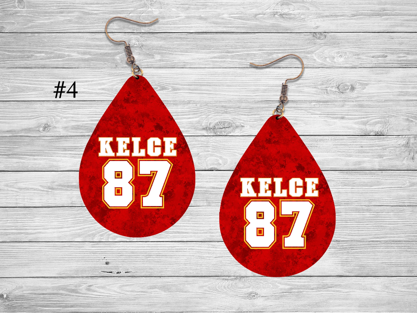 KC Football Earring 04