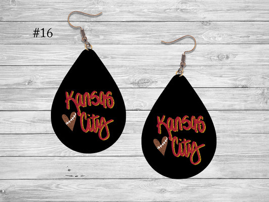 KC Football Earring 16