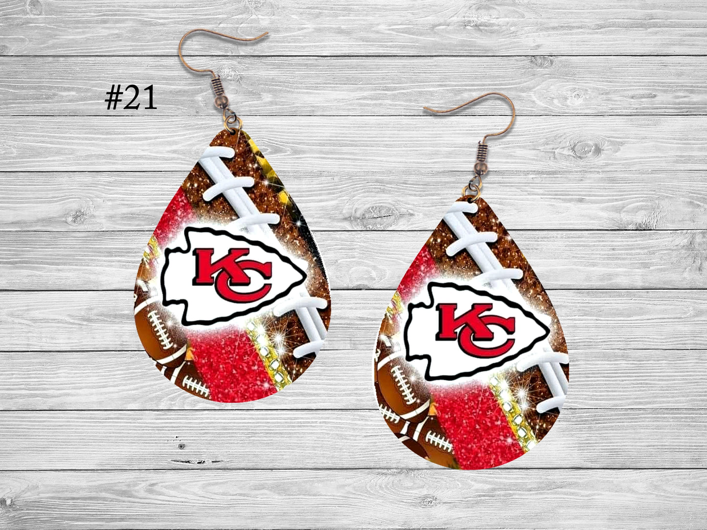 KC Football Earring 21