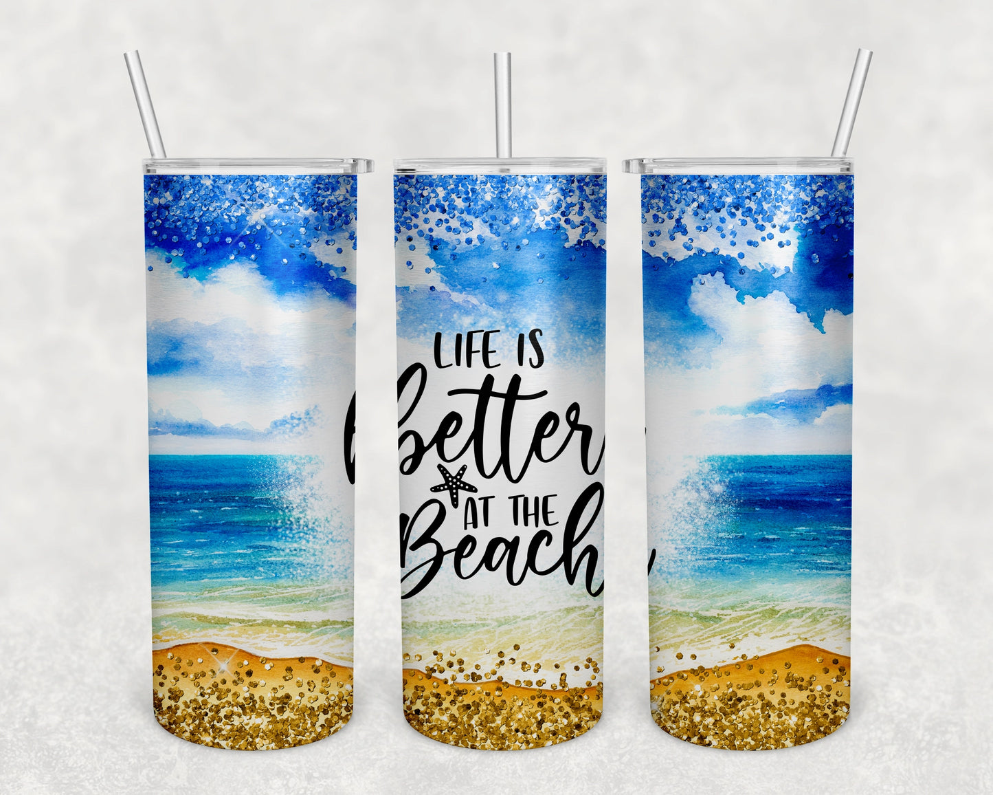 Life is Better Skinny Tumbler