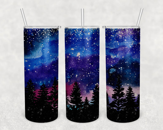 Northern Lights Skinny Tumbler