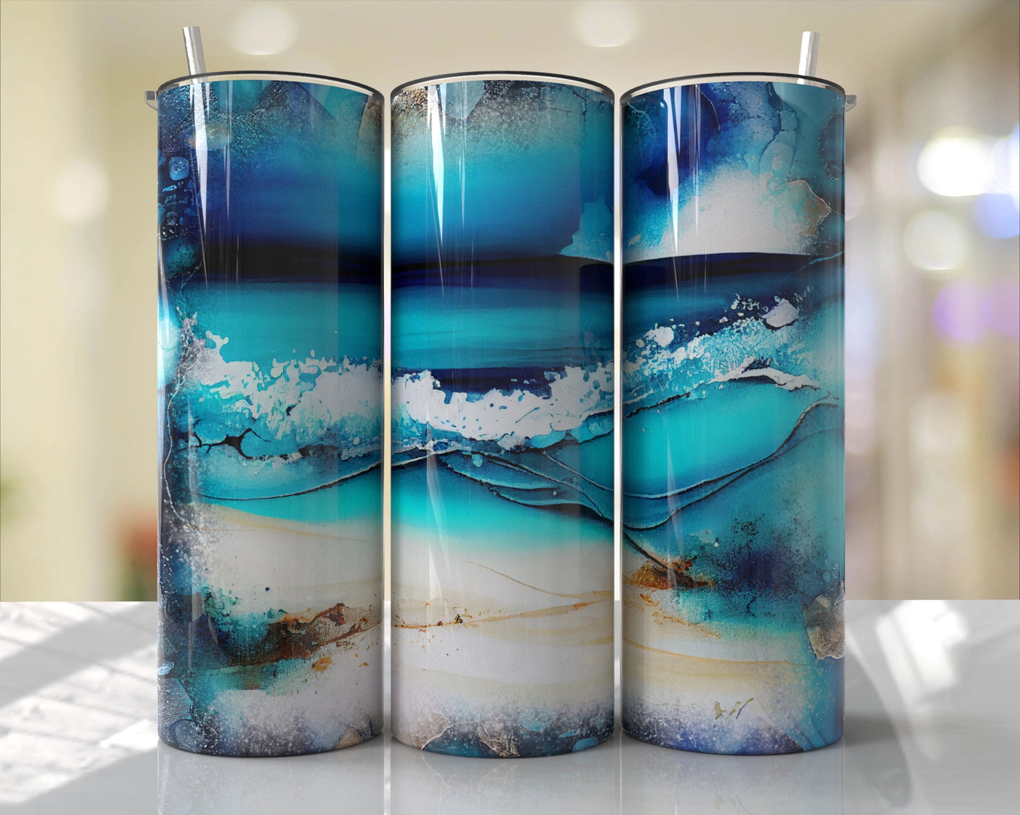 Ocean Skinny Tumbler