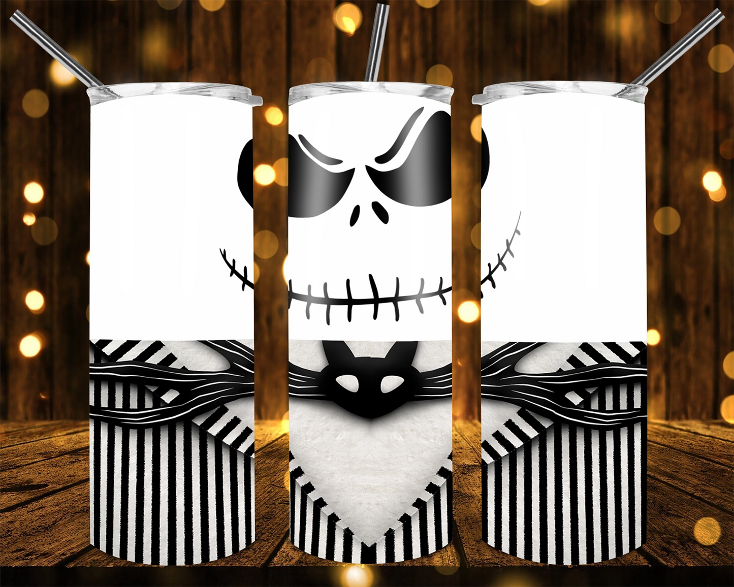 Halloween Skeleton Skinny Tumbler