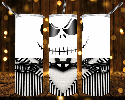 Halloween Skeleton Skinny Tumbler