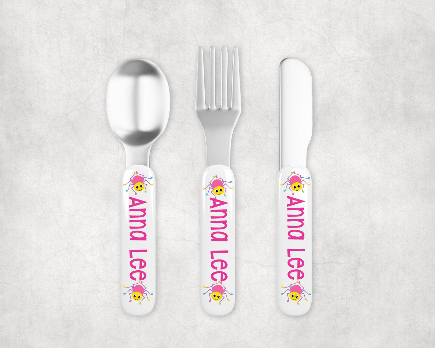 Personalized Kids Silverware - Spider