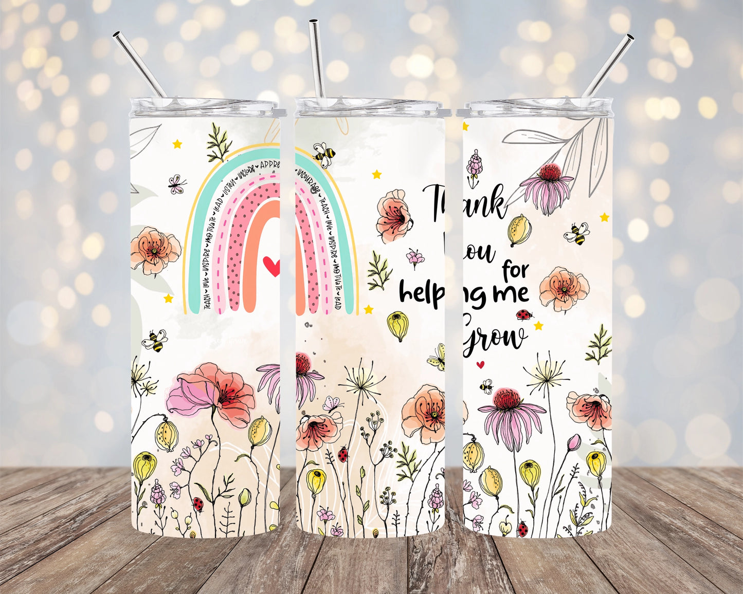 Teacher Skinny Tumbler