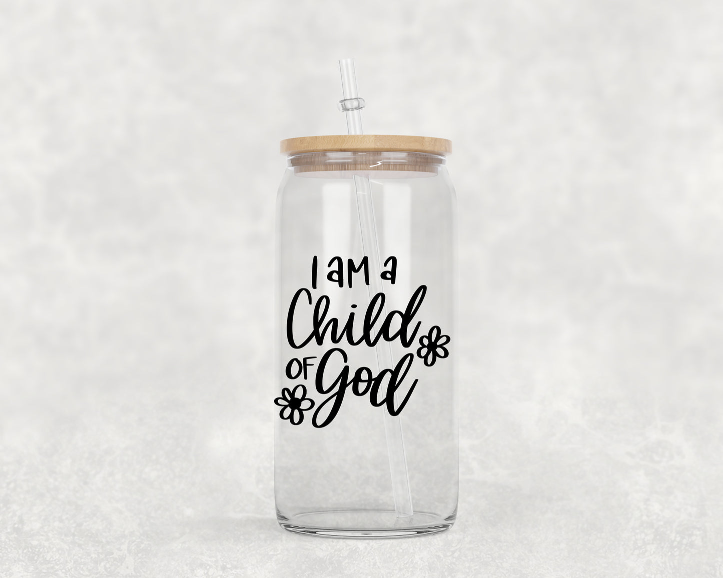 Child of God Glass Can