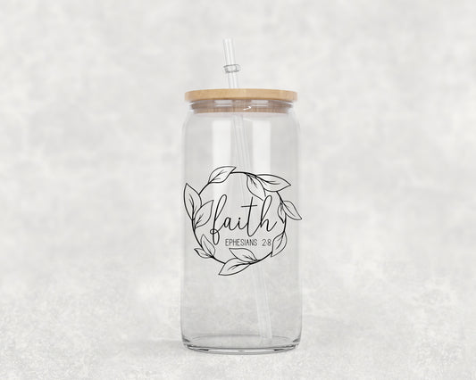 Faith Glass Can