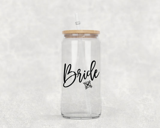 Bride Glass Can