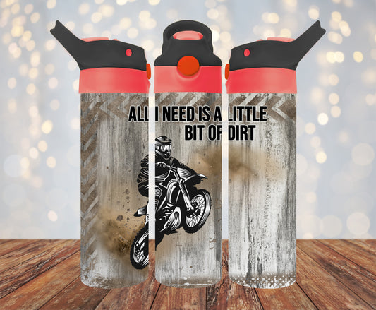 Dirt Bike Kids Flip Top 20 oz. Tumbler