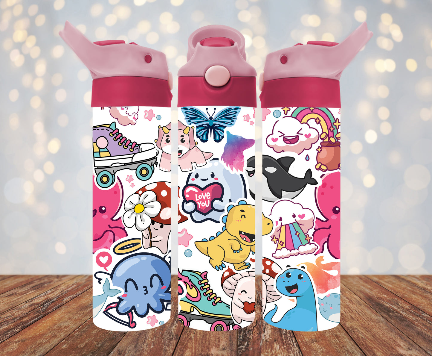 Stickers Kids Flip Top 20 oz. Tumbler