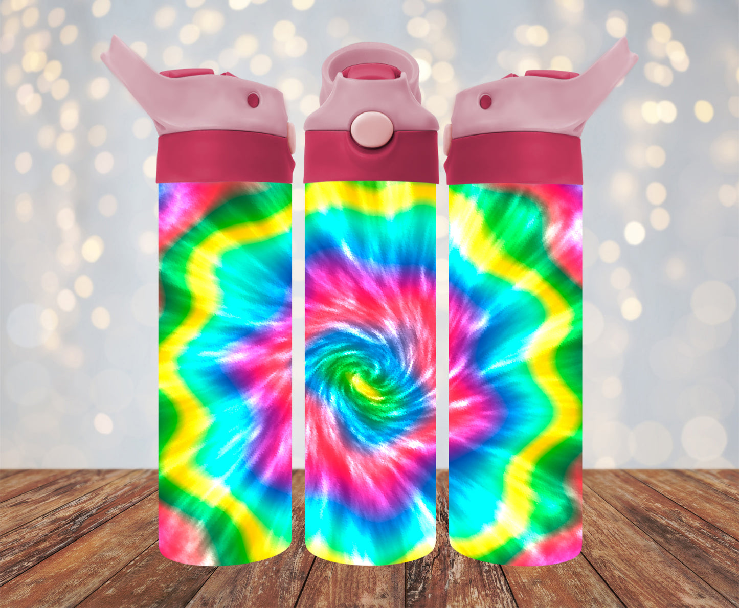 Tye Dye Kids Flip Top 20 oz. Tumbler